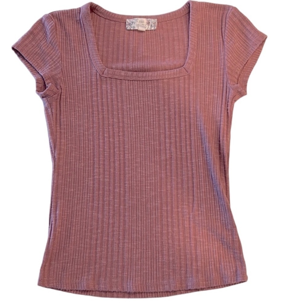 Pink Republic Ribbed Short Sleeve Shirt Junior Size XS